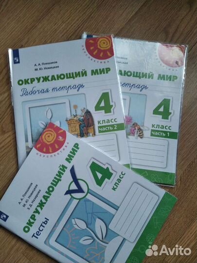 Рабочие тетради 4 класс математика,русский,окр