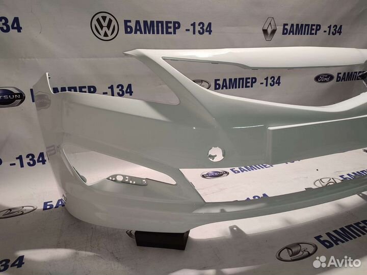 Бампер передний hyundai solaris 2014-2017 белый