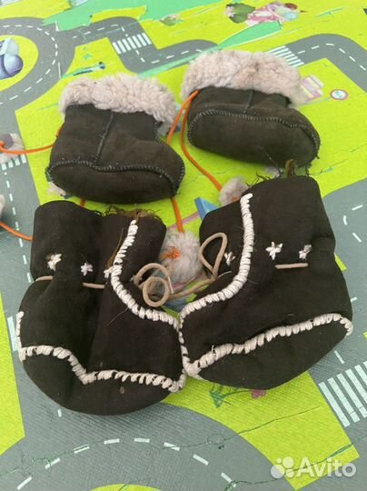 Пинетки меховые