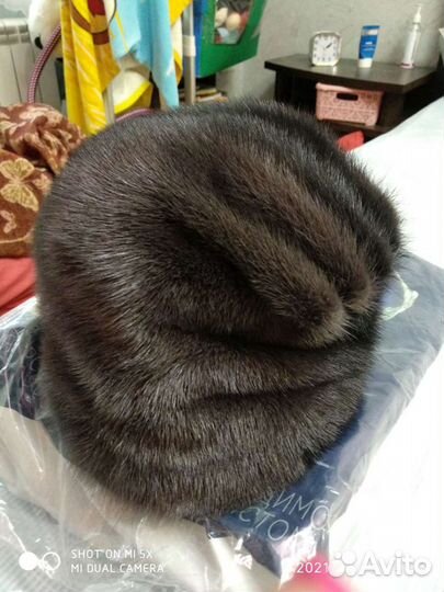 Шапка из меха норки