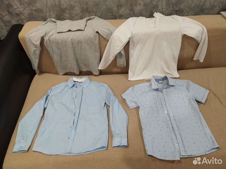 Рубашки на мальчика 146-152