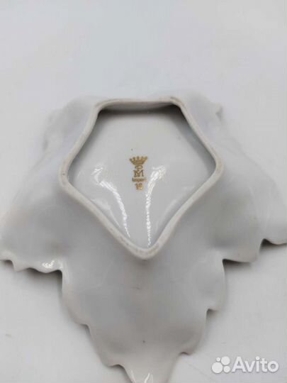 Винтажная фарфоровая пепельница (визитница)