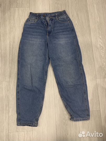 Джинсы zara mom 38
