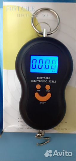 Электронный безмен с ЖК-дисплеем + подсветкой 40кг