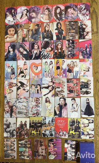 Карточки itzy 54шт