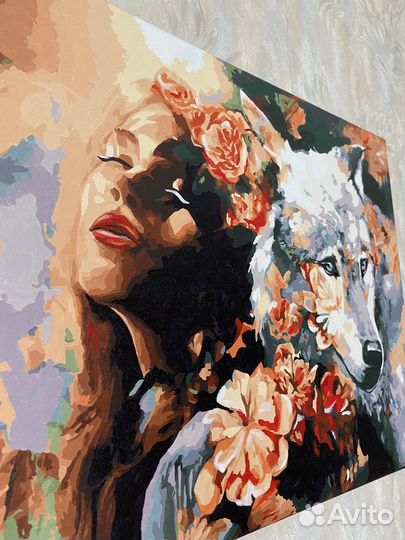 Готовая картина по номерам