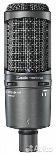 Микрофон Audio-Technica AT2020USB+ черный