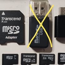 Карты памяти MicroSD и адаптеры