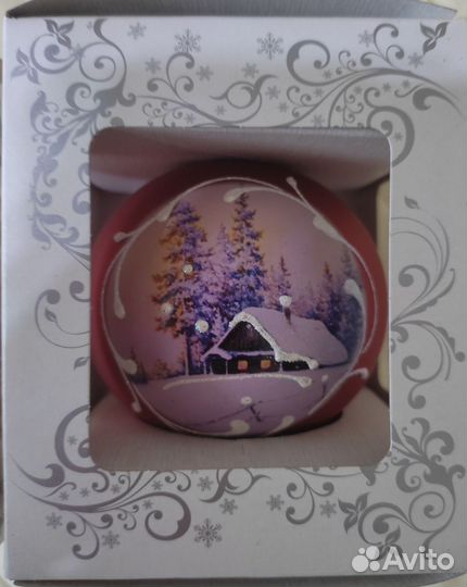 Шары ёлочные, 85м, стекло