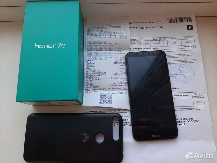 Телефон honor 7c