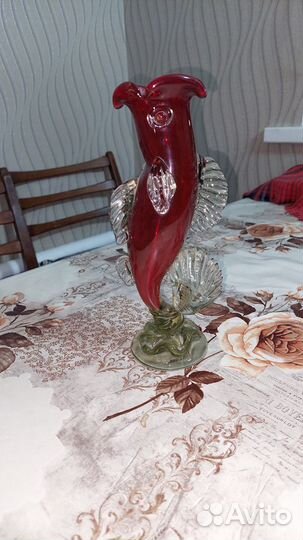 Ваза цветное стекло СССР