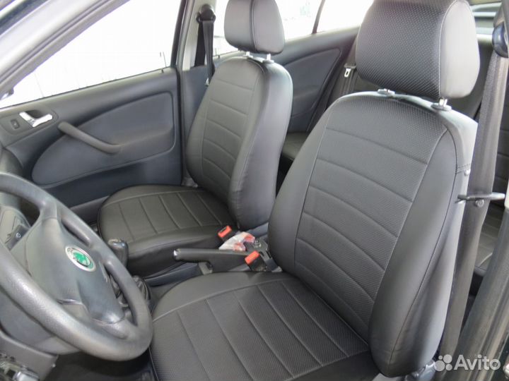 Чехлы экокожа на Skoda Octavia Tour