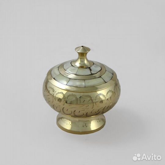 Солонка латунь