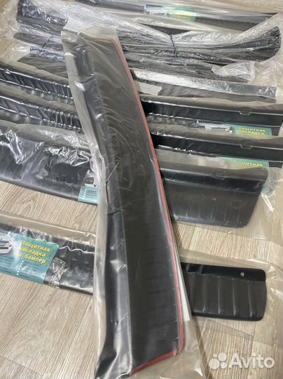 Накладка на задний бампер приора, веста, гранта