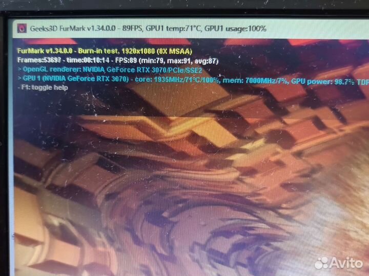 Видеокарта rtx 3070 8g gigabyte
