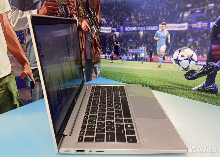 2022 Стальной Ноутбук HP i5-1135G7/8gb/Full-HD/SSD