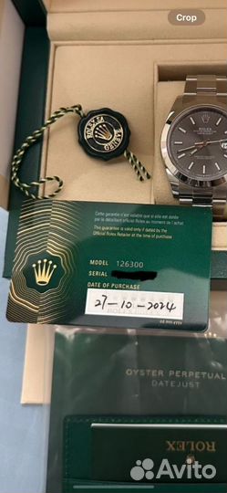 Rolex datejust 41 rhodium 2024