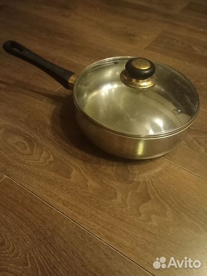 Сковорода глубокая с крышкой