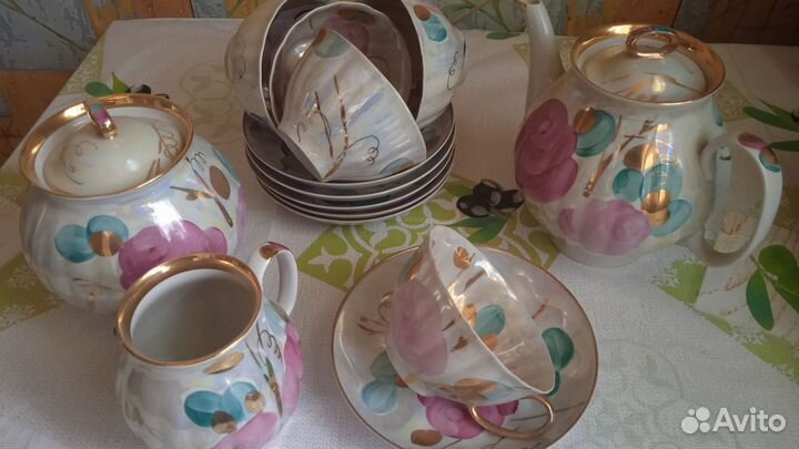 Сервиз чайный Дулево костяной фарфор