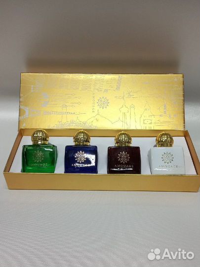 Подарочный набор мирового бренда amouage 4*30 мл
