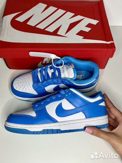 Nike Dunk Low Blue — женственные и удобные кроссов