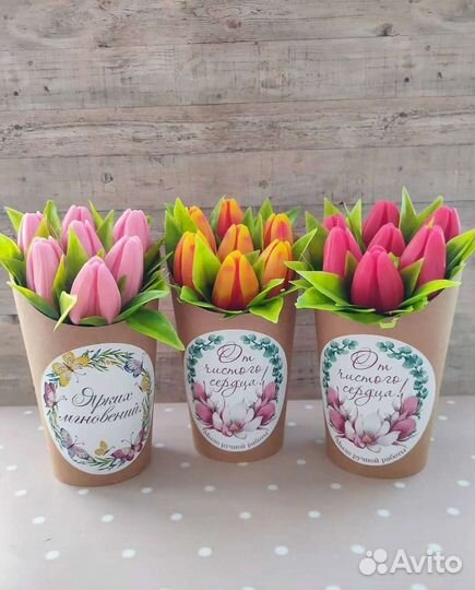 Букет из мыла 