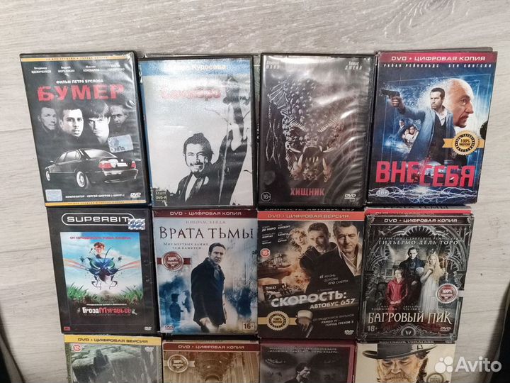 40 dvd дисков с фильмами