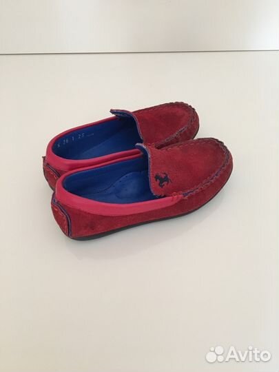 Мокасины замшевые 28размер