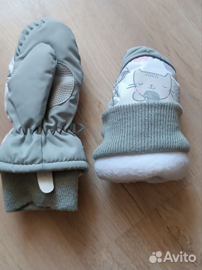 Варежки детские зимние