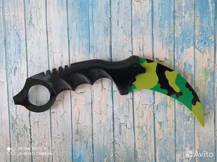 Керамбит игрушка пластиковый цвет Камуфляж(зеленый