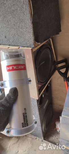 Сабвуфер и усилитель бу