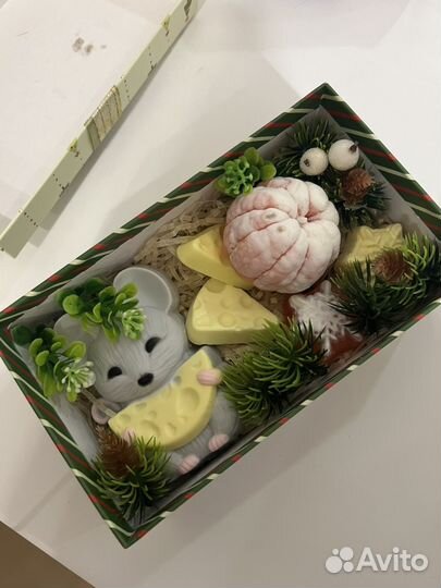 Мыло ручной работы подарок новый год