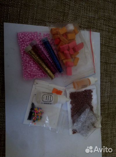 Продам ингредиенты и украшения для слаймов