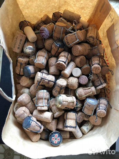 Только от 100шт Корковые пробки от игристого вина