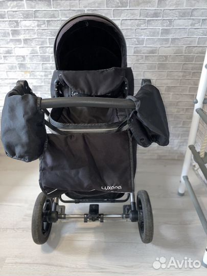 Коляска 2 в 1 luxmom утепленная