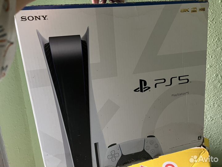 Коробка от sony playstation 5
