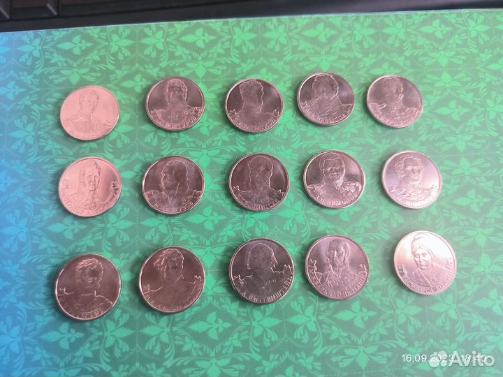 Монеты 2 рубля 2012 Полководцы