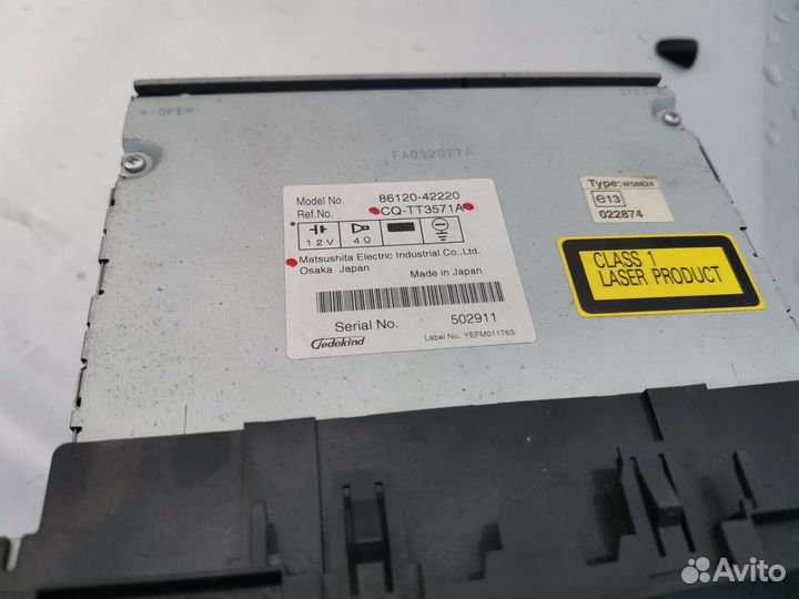 Магнитола для тойота Раф4