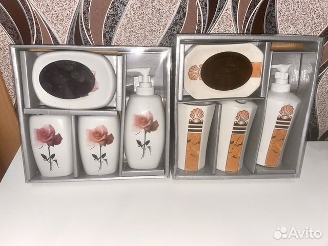 Наборы для ванной из 4х предметов