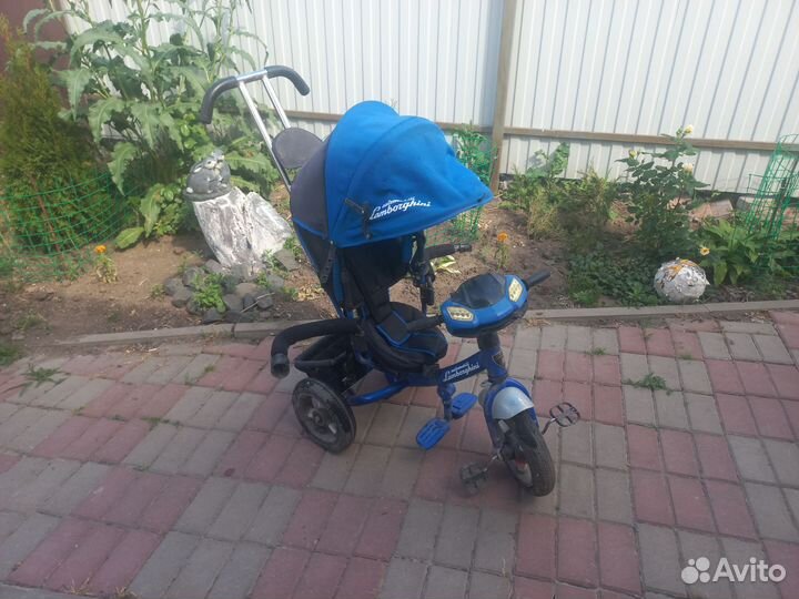 Детский трехколесный велосипед бу