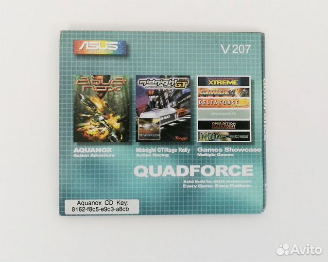 Набор игр QuadForce 3 диска Aquanox Mudnight GT Ra