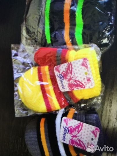 Варежки перчатки детские