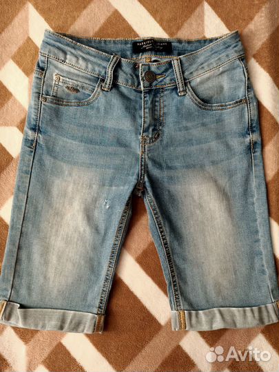 Джинсовые шорты 146-158