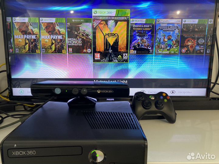 Xbox 360 Матовый 500 gb Сенсор Движения Kinect