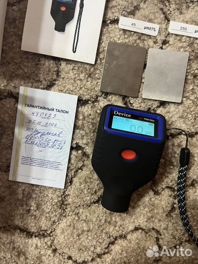 Толщиномер лкп rDevice RD990lite