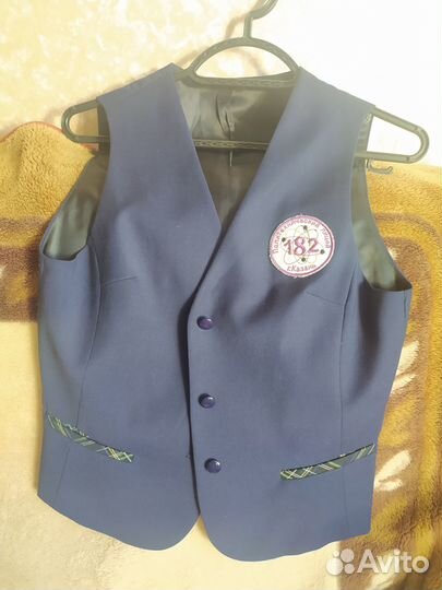 Жилетка для девочки школьная 164