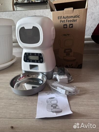 Автоматическая кормушка elf automatic pet feeder