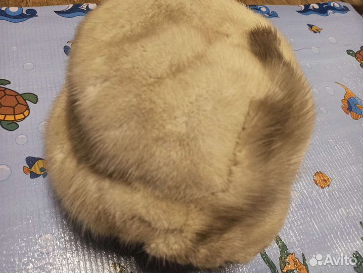 Женская норковая шапка (Голубая норка) СССР