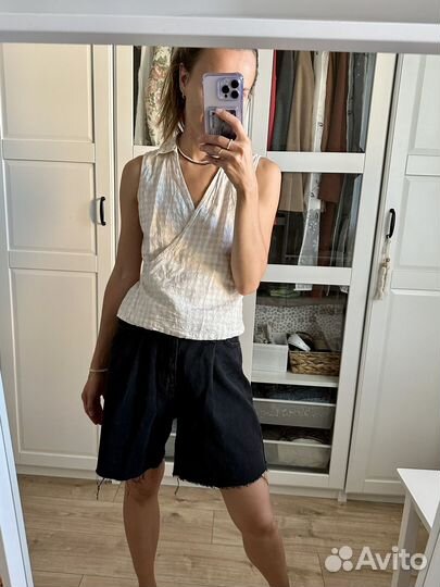 Джинсовые шорты zara