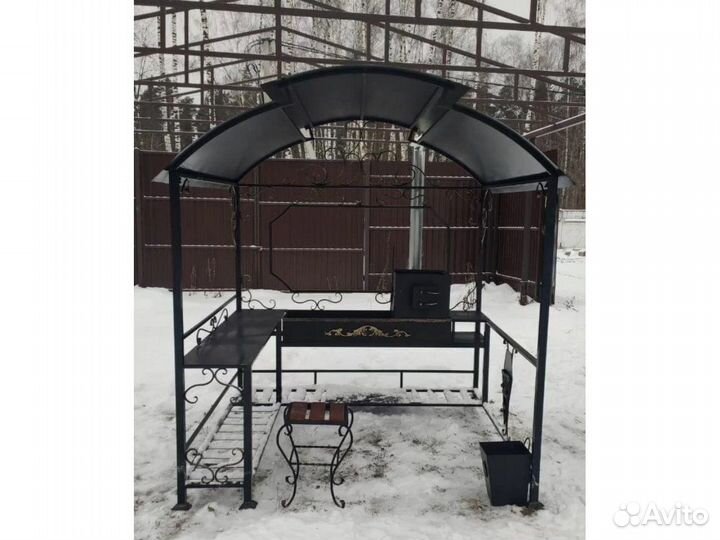 Мангал беседка для дачи